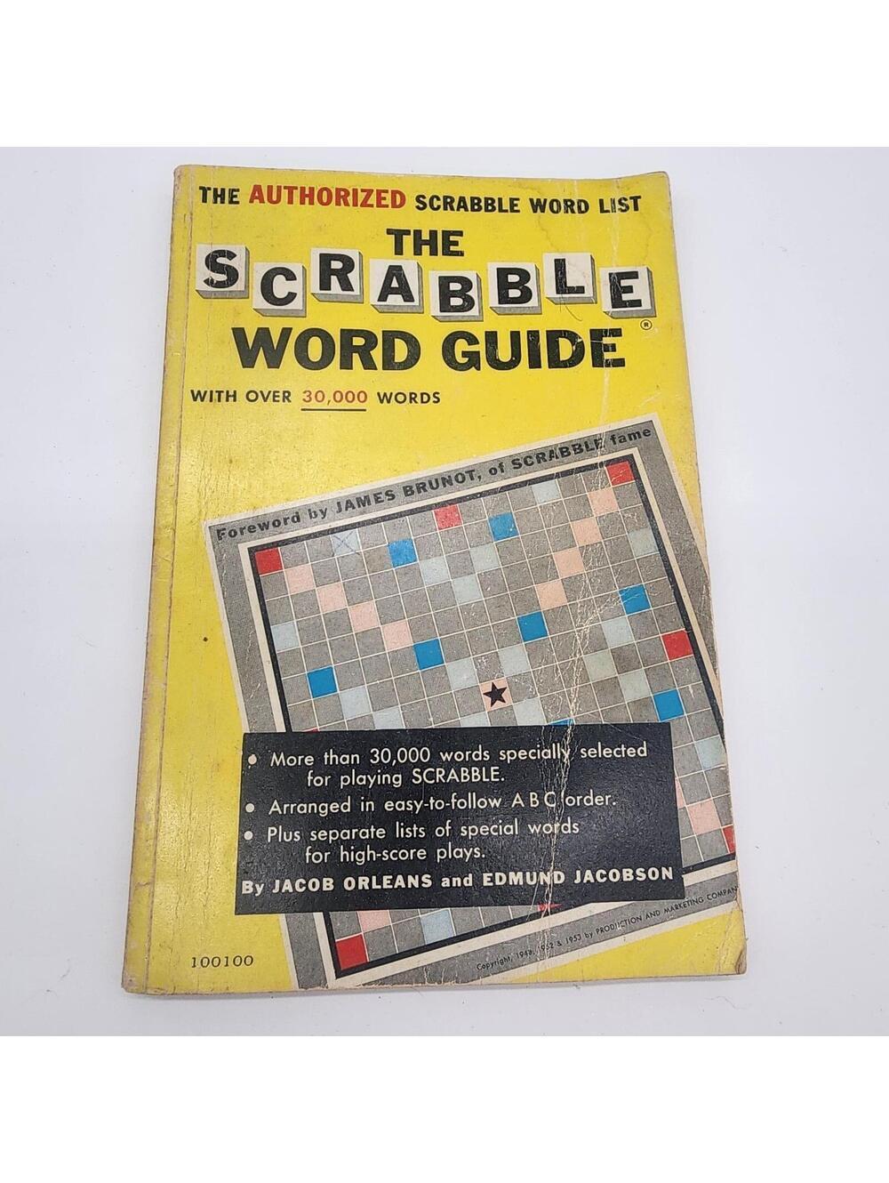 Vintage Scrabble Word Guide and How to Win at Scrabble Book Set